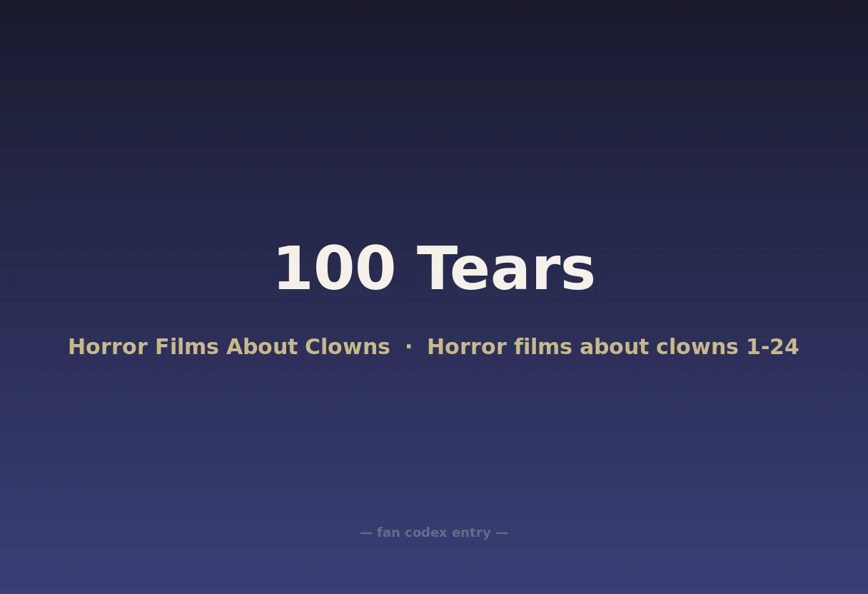 100 Tears